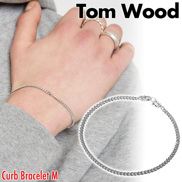 Tom Wood トムウッド ブレスレット Curb Bracelet M シルバー 925 メンズ...