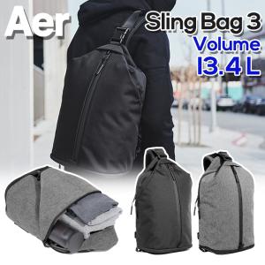 Aer エアー リュック バッグ バックパック 13.4 L かばん Sling Bag 3 スリングバッグ3 ブラック 黒 グレー トラベルバック AER11013 AER12013 旅行 大会 通勤