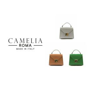 CAMELIA ROMA カメリアローマ 2way レザー ハンドバッグ 3色 鞄 かばん レディース バック ショルダーバッグ イタリア プレゼント ギフト LEATHER