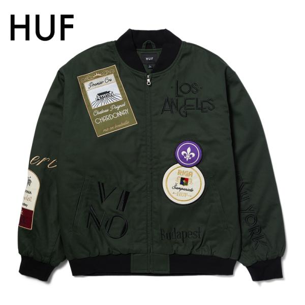 ハフ ボンバージャケット HUF STRATFORD TOUR JACKET ツアージャケット MA...