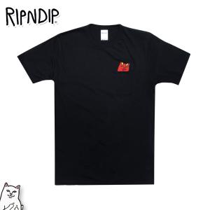 リップンディップ RIPNDIP Tシャツ 半袖 Lord Devil Pocket Tee ブラック トップス スケーター ストリート メンズ レディース Rip N Dip[衣類]｜ssshop