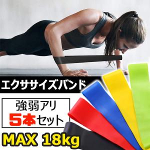 エクササイズバンド WILLS FITNESS トレーニングチューブ フィットネス ゴム 5本セット ストレッチ ヨガ 美尻 筋トレ ユ00582｜ssshop