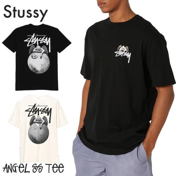 Stussy Tシャツ ステューシー ロゴ 半袖 Angel 50-50 Ss Tee オーバーサイ...