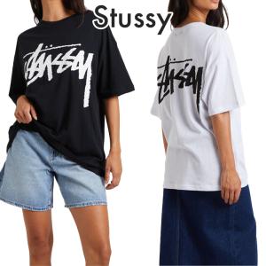 ステューシー Tシャツ Stussy Bigger Stock Relaxed T-Shirt オーバーサイズ ロゴ 半袖 レディース ST123S3006 [衣類] ユ00582｜ssshop