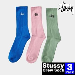 Stussy ステューシー ソックス 3枚パック 靴下 Graffiti Socks 3 Pack ...