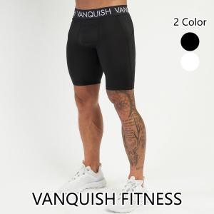 ヴァンキッシュ フィットネス VANQUISH FITNESS UTILITY MEN’S 1/2 LEGGINGS レギンス 1/2 ショートパンツ ハーフパンツ ショーツ 短パン メンズ 筋トレ ジム｜ssshop