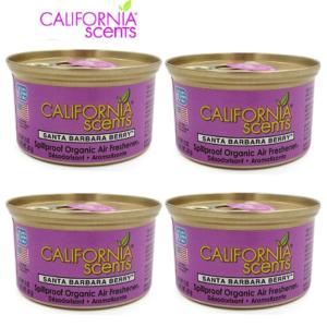 CALIFORNIA SCENTS カリフォルニア・センツ Organic Air Freshener サンタバーバラ・ベリー 4缶セット｜sssm