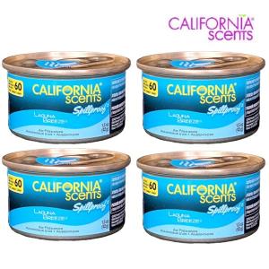 CALIFORNIA SCENTS カリフォルニア・センツ Organic Air Freshener Laguna Breeze ラグナ・ブリーズ 4缶セット｜sssm