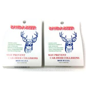 鹿笛 鹿よけ 野生動物との衝突回避 SAVE A DEER 2個セット