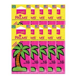 California Scents Palms Hang-Out カリフォルニア センツ パームツリー 芳香剤 コロナドチェリー 10枚セット｜sssm