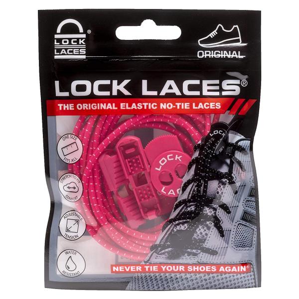 Lock Laces ロックレース 靴紐 結ばない 靴ひも くつひも ピンク