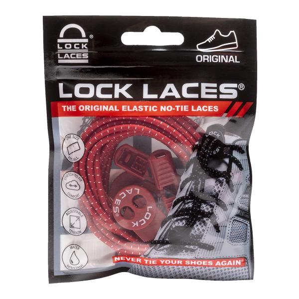 Lock Laces ロックレース 靴紐 結ばない 靴ひも くつひも レッド