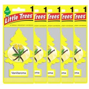 Little Trees リトルツリー エアフレッシュナー 釣り下げ式 Vanillaroma バニラロマ 5枚セット USDM 芳香剤｜sssm