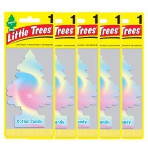 Little Trees リトルツリー エアフレッシュナー 釣り下げ式 Cotton Candy コットンキャンディー 5枚セット USDM 芳香剤
