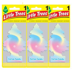 Little Trees リトルツリー エアフレッシュナー 釣り下げ式 コットンキャンディー 3枚セット USDM 芳香剤｜sssm