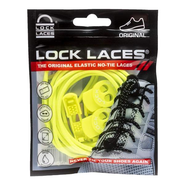 Lock Laces ロックレース 靴紐 結ばない 靴ひも くつひも ネオンイエロー