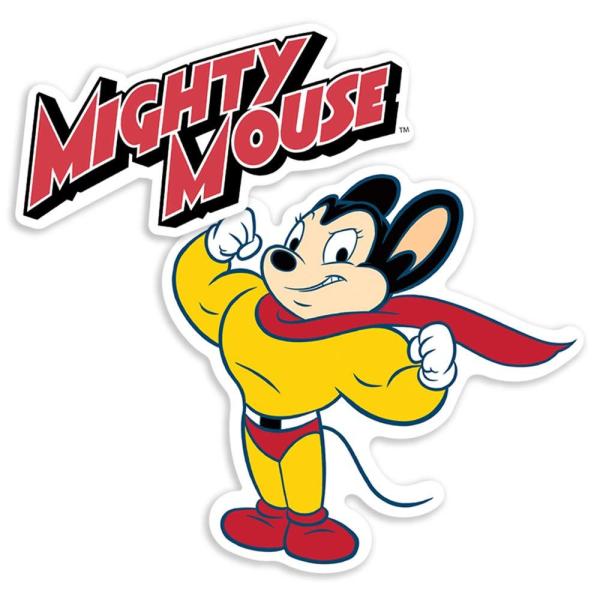 Mighty Mouse Mighty Mouse and Logo Collectible Sti...