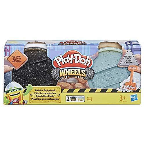 PlayーDoh Wheels セメント&amp;パベメント ビルディング コンパウンド 8オンス缶2パック