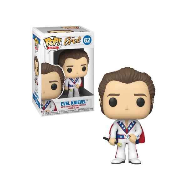 FUNKO POP  ICONS: Evel Knievel w/Cape (Styles May ...