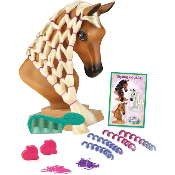 Breyer 馬のたてがみの美しさのスタイリングヘッド|日没