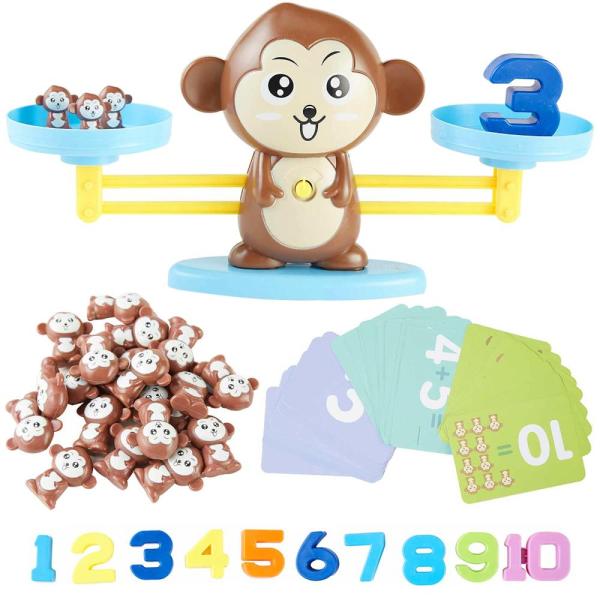 Dimple Monkey Balance Counting Educational Math To...