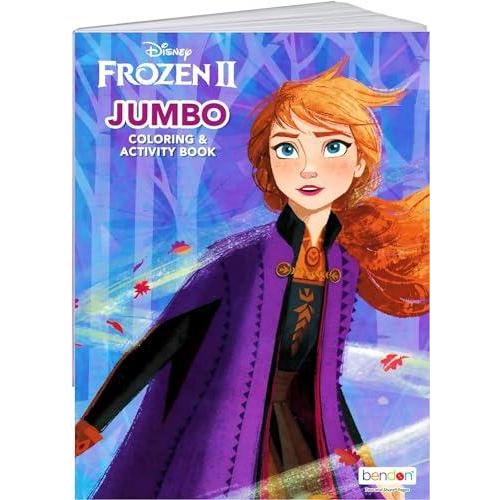 ぬりえブック ディズニー アナと雪の女王 2 アート クラフト 塗り絵ギフトセット 穴あき紙 ー 健...