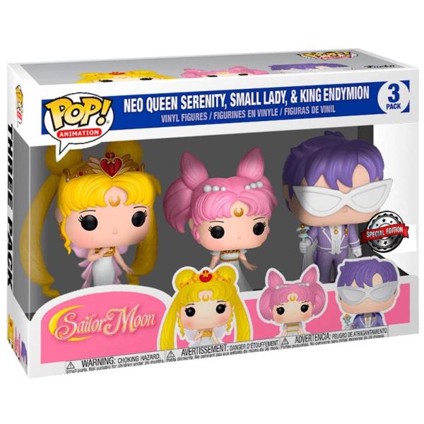 POP pack 3 figures Sailor Moon Queen Serenity Smal...