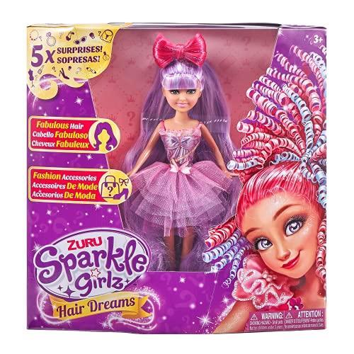 ZURU Sparkle Girlz Hair Dreams Rainbow Fairy 10.5イ...