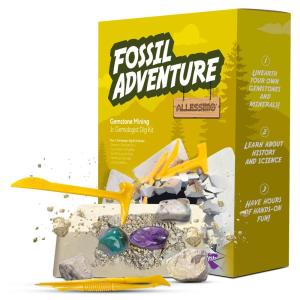 Allessimo Fossil Adventureー Gemstone Mining Dig Kit Complete Excavation Geの商品画像