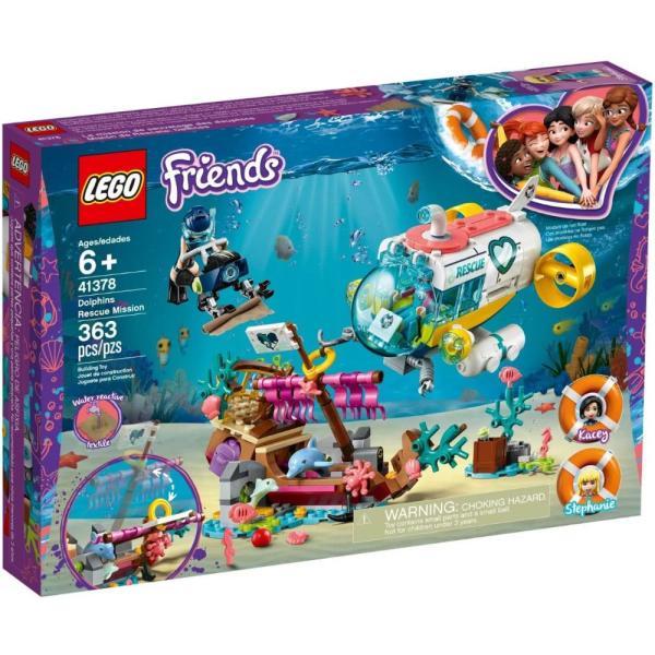 LEGO レゴ フレンズ イルカのレスキューサブマリン 41378 ブロック おもちゃ 女の子