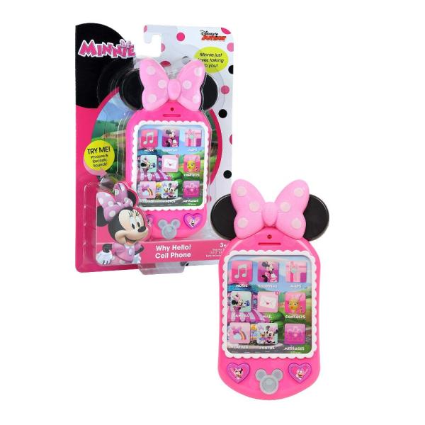 ディズニー 海外 おもちゃ ミニーマウス 携帯電話 ピンク ままごと