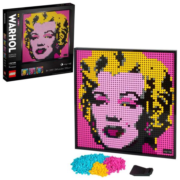 LEGO Art Andy Warhol’s Marilyn Monroe 31197 Collec...