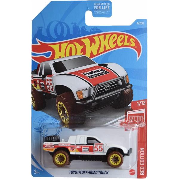 Hot Wheels ホットウィール Toyota Off Road Truck, White 4/...