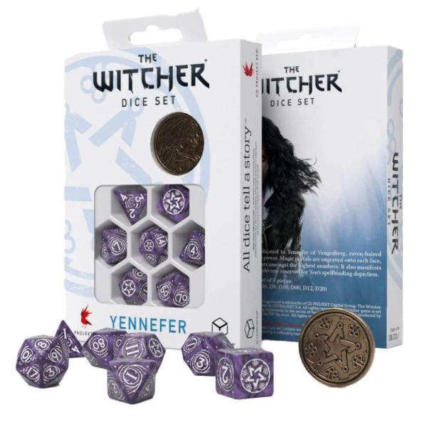Yennefer ー Lilac and Gooseberries Dice Set (7)