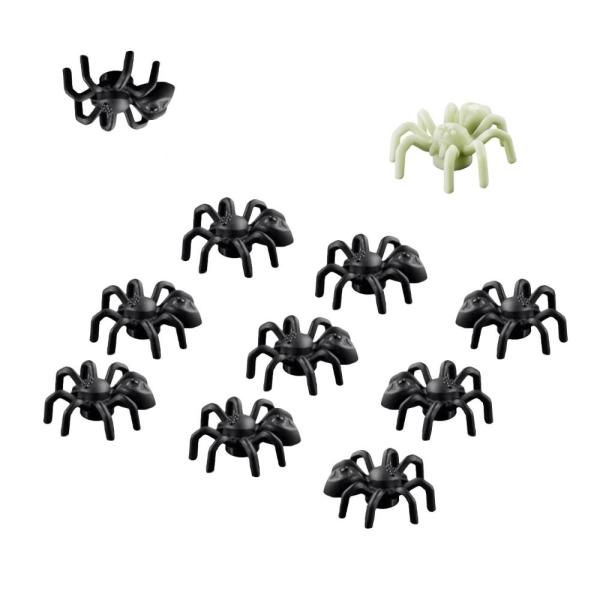 LEGO Animal Halloween Accessory ー 10 Black Spiders...