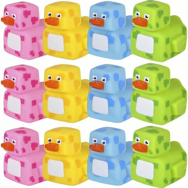 Rhode Island Novelty 2 Pixelated Rubber Duckies (1...