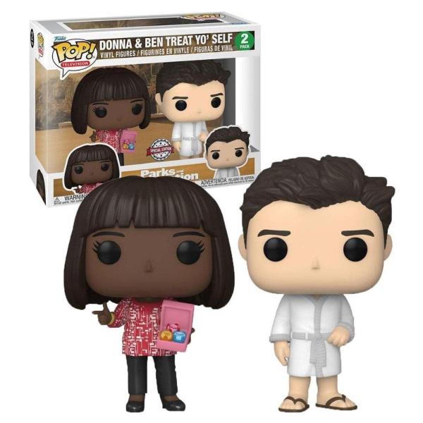 Funko POP  TV:パークス&amp;レクリエーション ー 2パック Donna &amp; Ben Tre...