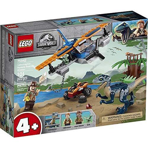 レゴ(LEGO)ジュラシックワールド Jurassic World ヴェロキラプトル：空のレスキュー...
