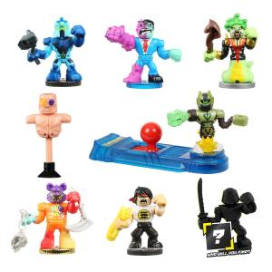 Akedo アケド Ultimate Arcade Warriors Bundle ー Mini Battling Action Figures fo