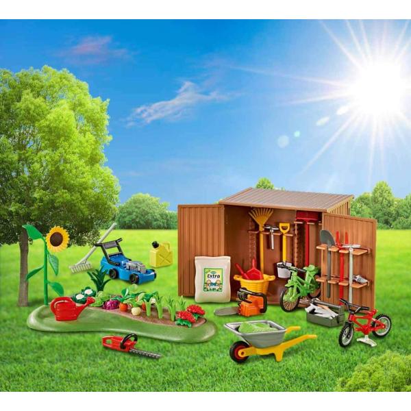 プレイモービル PLAYMOBIL 6558 Tool Shed With Garden