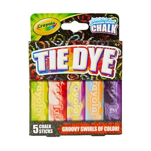 クレヨラ Crayola Special Effects Sidewalk Chalk Tie Dy...