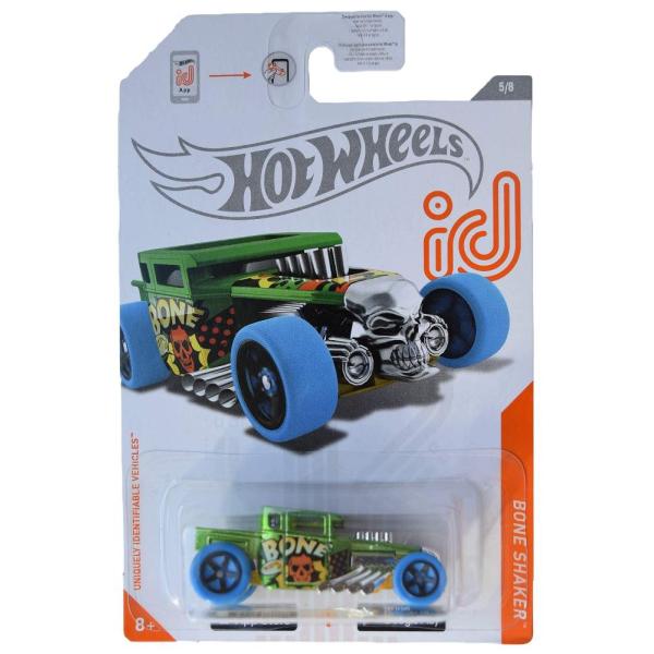 Hot Wheels ホットウィール Chase ID Bone Shaker, Green 5/8...