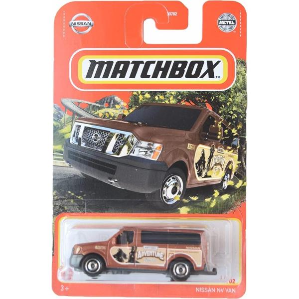 Matchbox Nissan NV Van ー Brown 1/102