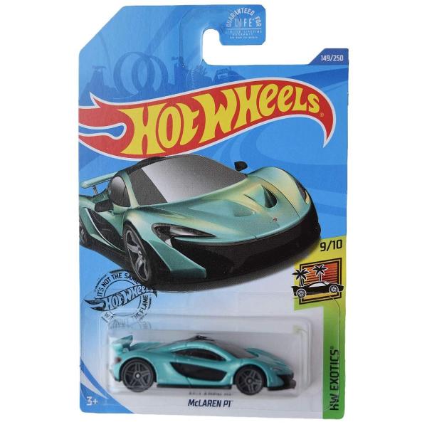 Hot Wheels ホットウィール Mclaren P1,  Blue  149/250 Exot...