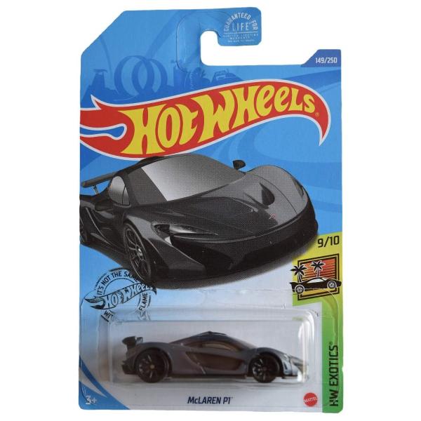 Hot Wheels ホットウィール McLaren P1,  gris oscuro  149/2...