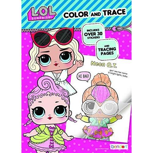 Bendon 42756 L.O.L. サプライズ! Color &amp; Trace Book, Mul...