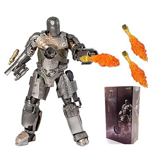 LonullyMege MK1 Ironman Action Figureー7 Inch Delux...