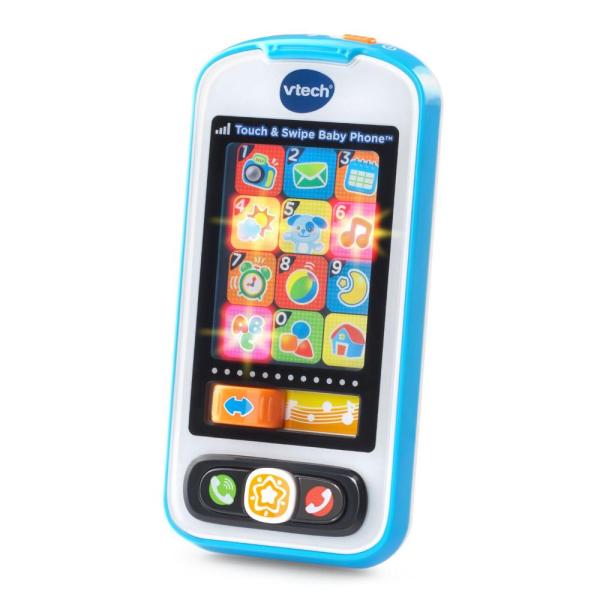 ヴイテック VTech Touch and Swipe Baby Phone ー Blue Onli...