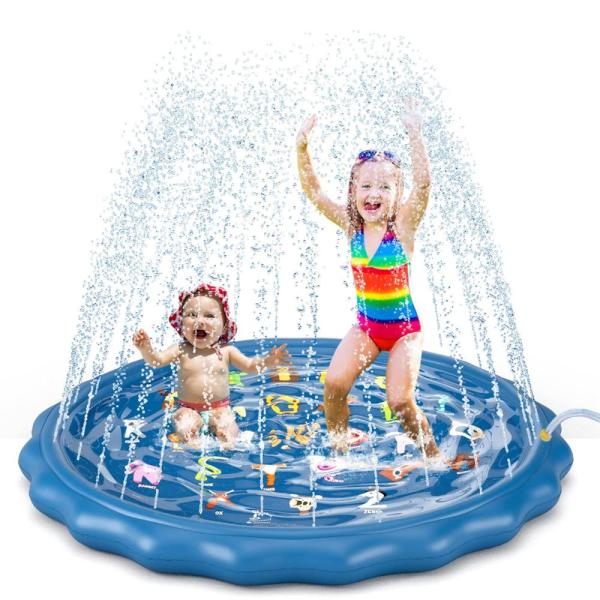 Jasonwell Splash Pad Sprinkler for Kids Toddlers P...