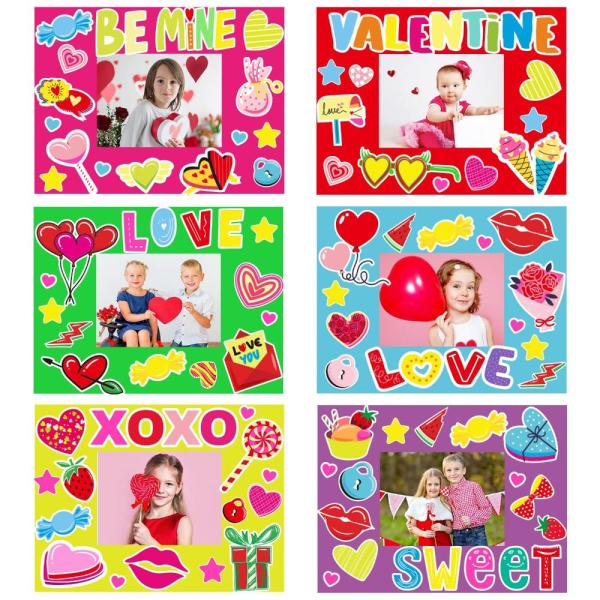 chiazllta 30 Packs Valentine’s Day Picture Frame C...